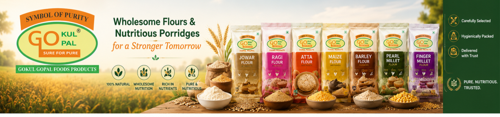 Gokul Gopal Foods Banner 1